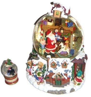 Musical Santa Snow Globe / Penguin Snow Globe Assorted