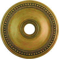 Livex Lighting 82075-48 Wingate Ceiling Medallion, Hand Painted Antique Gold Leaf, 0.1 x 0.1 x 2 New in Box $399