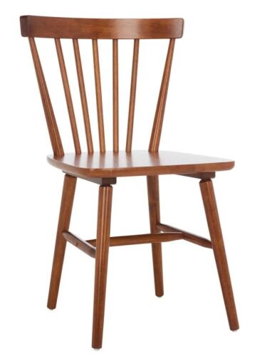 Safavieh Winona Dining Chair -Walnut Similar to Picture New in Box $299