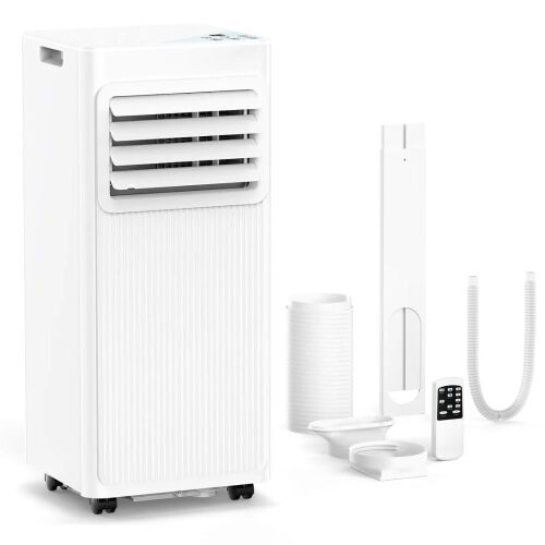 Electactic 10000 Btu Portable Air Conditioner, &le;53Db Quiet, 4 Modes, 24H Timer & Side Handle WFBLL-AC4216L-10K, White, On Working $599