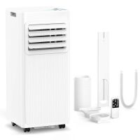 Electactic 10000 Btu Portable Air Conditioner, &le;53Db Quiet, 4 Modes, 24H Timer & Side Handle WFBLL-AC4216L-10K, White, On Working $599