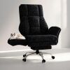 Wildon Home Big and Tall Office Chair, Flip Armrests for Pets & Cross Legged Sitting, Executive Ergonomic Computer Gaming Chair with Foot Rest, Gliter Fabric Wide Seat Reclining Desk Chair New Open Box $699