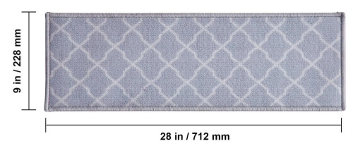 VEVOR Stair Treads, Stairs Carpet Non Slip 9" x 28", Indoor Stair Runner for Wooden Steps, Anti Slip Carpet Soft Edging Stair Rugs Mats for Kids Elders and Dogs, 15 pcs, Light Gray New In Box $199