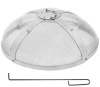 VEVOR Fire Pit Spark Screen Round 27", Reinforced Heavy Duty Steel Metal Cover, Outdoor Firepit Lid, Easy-Opening Top Screen Covers Round with Ring Handle for Outdoor Patio Fire Pits Backyard New In Box $199