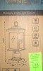 VIANIS Black Hardwired LED Dusk to Dawn Outdoor Pier-mounted Light New In Box $199 - 2