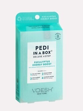 Voesh Pedi In A Box Eucalyptus Energy Boost 4 Step New In Box