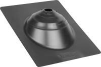 Water-Tite 81891 Multi-Size 4N1 Roof Flashing, 12" x 16", Black Galvanized Steel Base with PVC Collar, for 1-1/4" to 4" Pipes New In Box $79