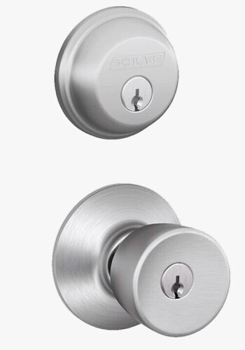 Schlage Bell Complete Entry Knob and Deadbolt Set New In Box $99