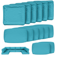 Latitude Run&reg; Outdoor 4&rdquo; Cushion Covers Set Patio Furniture Cushion Covers New In Box $299