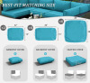 Latitude Run&reg; Outdoor 4&rdquo; Cushion Covers Set Patio Furniture Cushion Covers New In Box $299 - 2