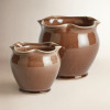 Birch Lane&trade; Ceramic Pot Planter, Set of 2 New In Box $199