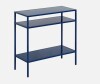 Henn&Hart 24" Side Table, Nightstand, End Table, Blue New In Box $299