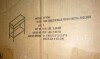 Henn&Hart 24" Side Table, Nightstand, End Table, Blue New In Box $299 - 2