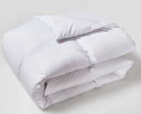 Beautyrest Full/Queen All Seasons Down Feather Comforter: Duvet Insert, 233 Thread Count, Lace Trim New In Box $199
