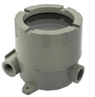 Hubbell Killark HKBX Instrument Enclosure, 4-1/4" ID RD Body 2-3/4" DP & Lens Cover 3-5/8" viewing Cen. Class I, BCD, EX D, IIC UL/CSA, ATEX IECEx, Type 4, IP66. New In Box $499