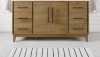 Eviva Graham 60 in. Oak Single Sink Bath Vanity Cabinet New Shelf Pull $1499
