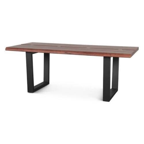Artesanos Reed Dining Table in Light Sequoia New $2099