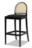Jennifer Taylor Home Panama 30.5" Curved Back Cane Rattan Bar Stool New in Box $899