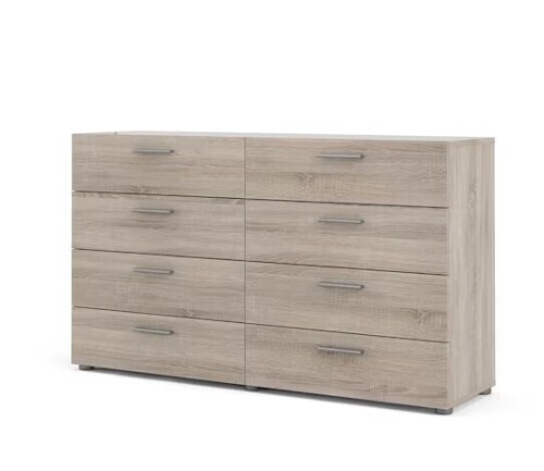 Tvilium Austin Brown 8-Drawer 55.12 in. Wide Dresser in Truffle (2 Boxes) New in Box $499