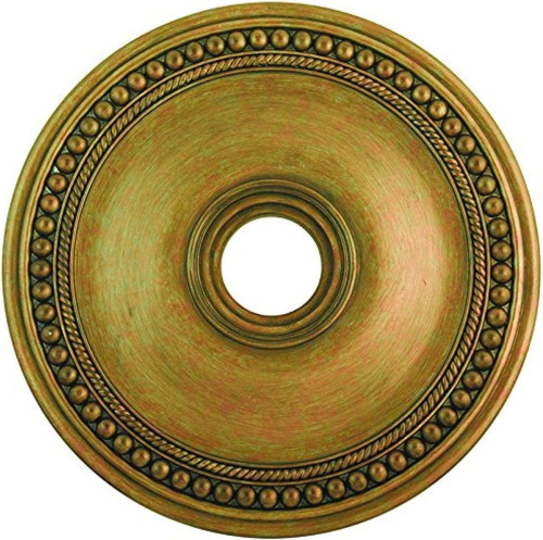 Livex Lighting 82075-48 Wingate Ceiling Medallion, Hand Painted Antique Gold Leaf, 0.1 x 0.1 x 2 New in Box $399