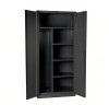 HALLOWELL Storage Cabinet: 36 in x 24 in x 78 in, 4 Shelves, Swing Handle & Padlock Hasp, Adj, Solid New in Box $2,399