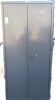 HALLOWELL Storage Cabinet: 36 in x 24 in x 78 in, 4 Shelves, Swing Handle & Padlock Hasp, Adj, Solid New in Box $2,399 - 2