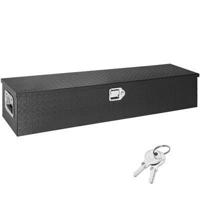 VEVOR - Underbody Truck Tool Box, 36 x 24 x 24 Inch Heavy Duty Steel Trailer Storage Box with Lock & Keys, Waterproof Trailer Black New Shelf Pull $699
