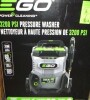 EGO POWER+ 3200-PSI 1.2-GPM Cold Water Battery Pressure washer with 5 Spray Tips 6 Ah (2 Batteries Included) (Charger Included). Item #5455312 New in Box $999 - 2