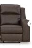 Zoy Living Power Recliner Breathable Leather chair, Brown $899