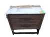 Home Decorators Collection Corley 36 in. Single Sink Freestanding Spiced Walnut Bath Vanity with White Engineered Stone Top (Assembled) New Floor Model $1399 - 2