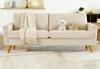 George Oliver 68" Mid-Century Modern Loveseat Sofa &ndash; Cloud-Like Comfort, Solid Wood Frame, Tool-Free Setup In Minutes Similar to Picture New Shelf Pull $699