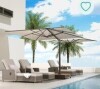 Grand Patio 10x10 Ft Large Double-Sided Outdoor Cantilever Umbrella and Base system (2 Boxes) New in Box $2999