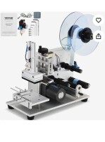 VEVOR Electric Flat Labeling Machine, 25-60pcs/min, Flat Surface Label Applicator for Cardboard Boxes/Square Bottles/Tin Cans, Labeler Suitable for Item Size Range of 4.72 x 5.9 x (0.98-3.54) inches New in Box $599