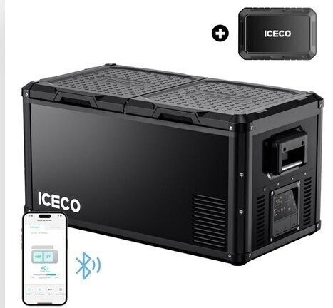 Iceco 79.2QT VL75ProD 12V Heavy Duty Fridge Freezer $1299