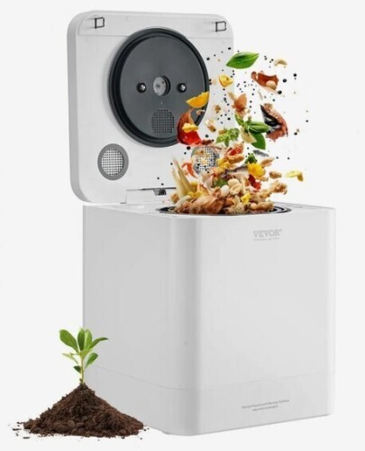 VEVOR Kitchen Composter, 5 L Electric Composter for Kitchen, Smart Countertop Composter Indoor, Kitchen Food Recycler with 2 Modes, Turn Food Waste into Natural Fertilizer with a Single Button New In Box $599