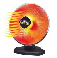 HANDY HEATER 1200-Watt Electric Oscillating Ceramic Parabolic Space Heater On Working $199