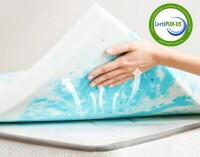 NEWBULIG 3 Inch Full Cooling Gel Memory Foam Mattress Topper New In Box $89