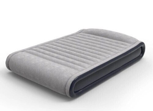 Sable Queen Size Air Bed, Upgraded Raised Inflatable Mattress with Built-in Electric Pump, Storage Bag and Flocked Top, Easy Setup, Height 17" New In Box $199