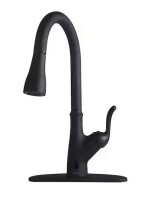 Flynama Pull Down Touchless Single Handle Kitchen Faucet in Matte Black New In Box $399