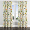 East Urban Home Floral Curtain Panels - Yellow Bonapfel Velvet Grommet Curtain - (Pair) 52"W x 120"L $99