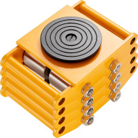 VEVOR 4PCS Machinery Skate Dolly, 26455LBS/12T Industrial Machinery Mover, Heavy Duty Carbon Steel Machinery Moving Skate & 4 Carbon Steel Wheels and 360&deg; Rotation Non-Slip Cap for Warehouse, Factory New in Box $599