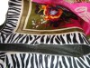 Dakota Fields Floral and Zebra - Print Area Rug for Living Room, Soft and Comfortable, Suitable for all seasons, easy - to - maintain, machine washable Indoor floor mat, suitable for Bedroom, Hallway, Dining Room, Balcony, Patio, Rectangle 5'3" x 7'7" New - 2