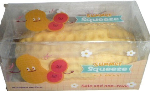 Crunchy Summer Squeeze Peanut Squishy Sensory Toy New In Box