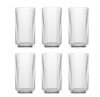 TarHong Mesa Premium Plastic Drinkware Jumbo Beverage, 22 Ounce, Clear, Set of 6 / Fleck Kira Handmade Drinking Glass, 6 Ounce, Set at 4 New In Box Assorted $99