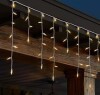 Home Accents Holiday 200 Count Warm White Mini LED Icicle Lights New In Box $79