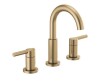 Delta Nicoli 1.2 GPM Widespread Bathroom Faucet with Arc Spout, Lever Handles and Push Pop-Up Drain Assembly New In Box $399