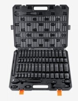 VEVOR 1/2" Drive Impact Socket Set, 65 Piece Socket Set SAE 3/8" to 1-1/4" and Metric 10-24mm, 6 Point Cr-V Alloy Steel for Auto Repair, Rugged Construction, Easy-to-Read Size Markings, Storage Case New In Box $199