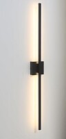 Umeiluce 43.7 Inches Black Linear LED Wall Light Living Room Background Restaurant Modern Wall Sconce, LED 16 Watt Triac Dimming Mirror Light for Bathroom Vanity New In Box $199