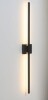Umeiluce 43.7 Inches Black Linear LED Wall Light Living Room Background Restaurant Modern Wall Sconce, LED 16 Watt Triac Dimming Mirror Light for Bathroom Vanity New In Box $199