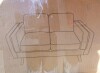 Wrought Studio Havens 62.2'' Wide Upholstered Loveseat With Solid Wood Legs in Olive Green New in Box $799 - 2